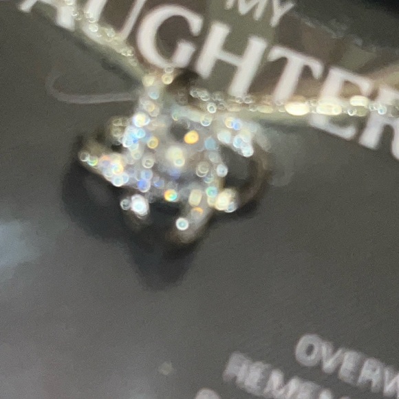 Arctic Angel Gift for Daughter From Dad "Never Forget That I Love You" Necklace. - Picture 4 of 4